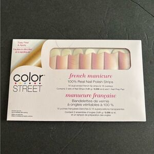 Color Street Day Break French Manicure Nail Polish Strips